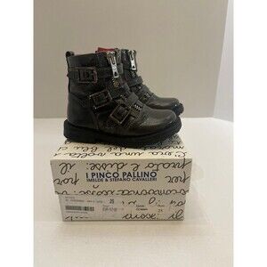 I Pinco Pallino Imelde & Stefano Cavalleri Toddler Boots Size 25 (8) Dark Gray